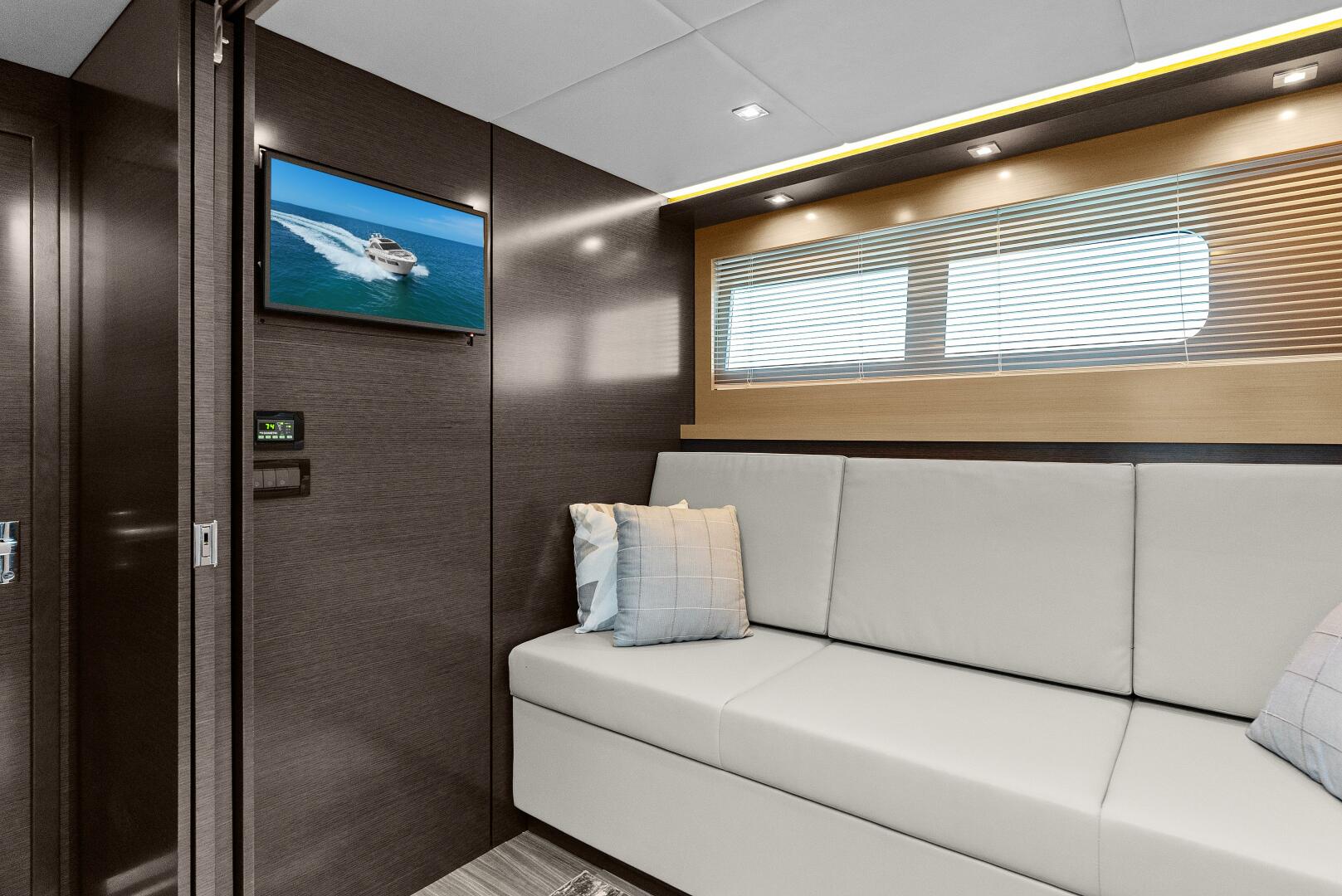 Slide: The Image of 2021 Cruiser Yachts 60 Cantius Stateroom Seating  - 5432252