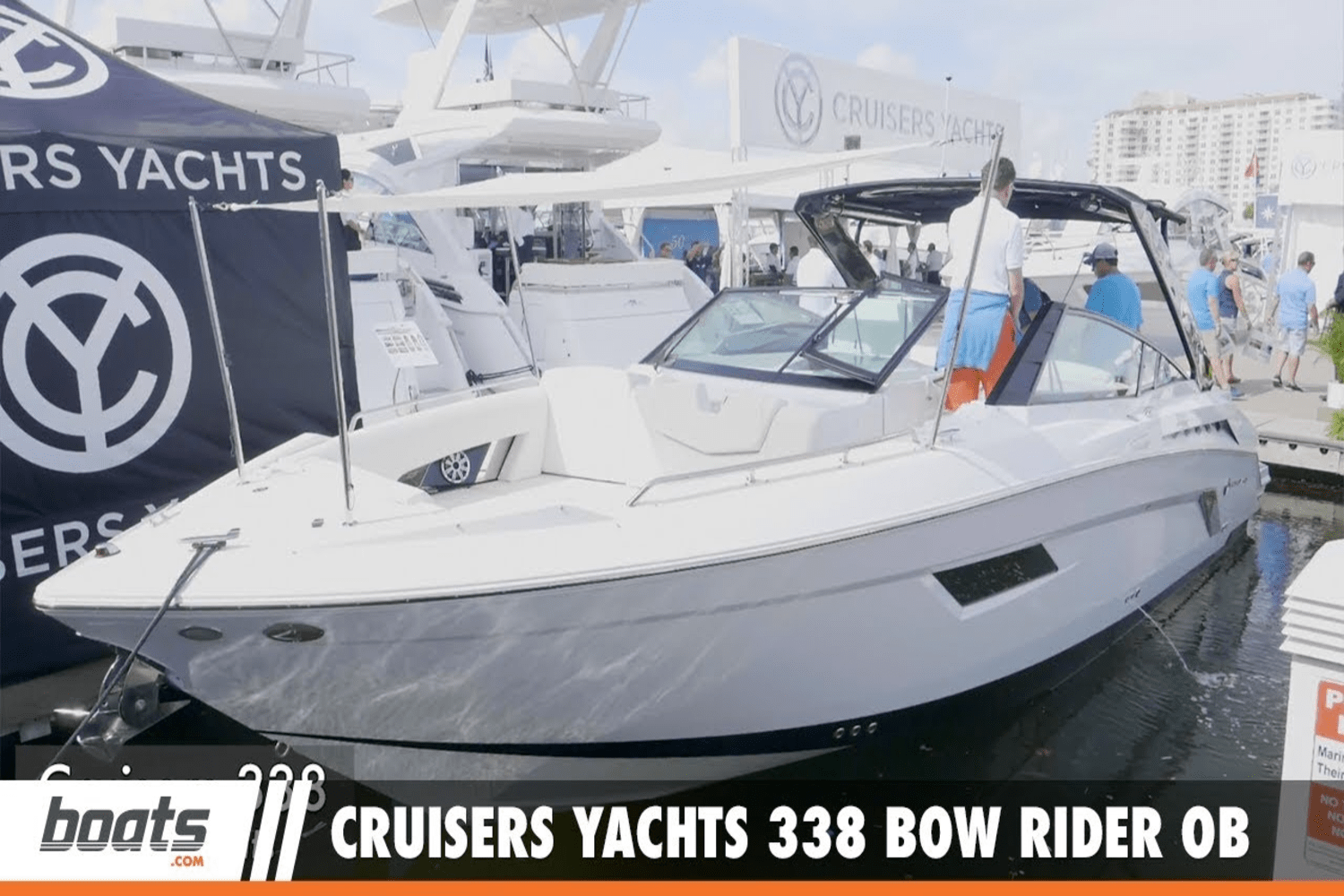 Slide: The Image of Cruisers Yachts 338 OB 2020 - 2