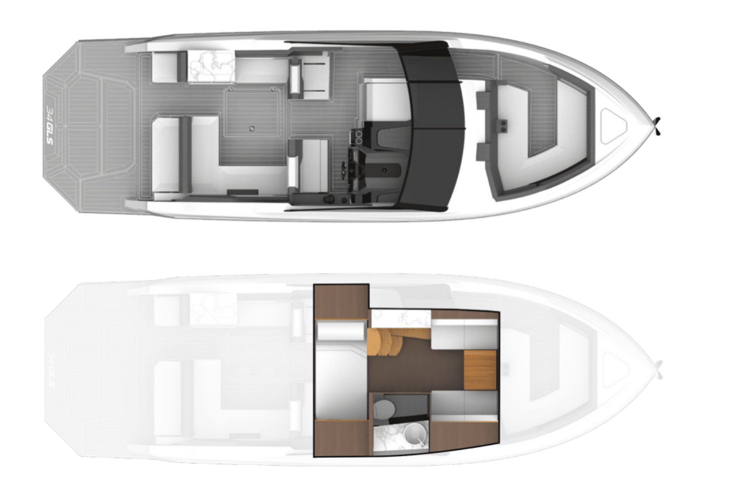 Slide: The Image of Cruisers Yachts 34 GLS 2023 - 19