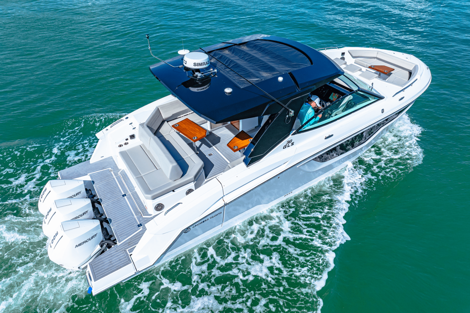 Slide: The Image of Cruisers Yachts 38 GLS Outboard 2025 - 38