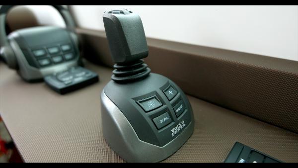 Slide: The Image of Joystick control system on 2024 Cruisers Yachts 50 Cantius. - 38