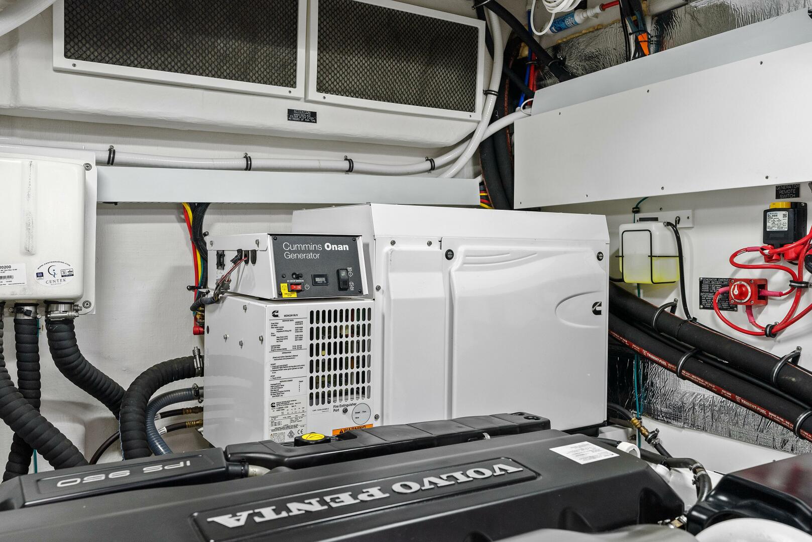 Slide: The Image of 2021 Cruiser Yachts 60 Cantius - Engine Room - 5432233