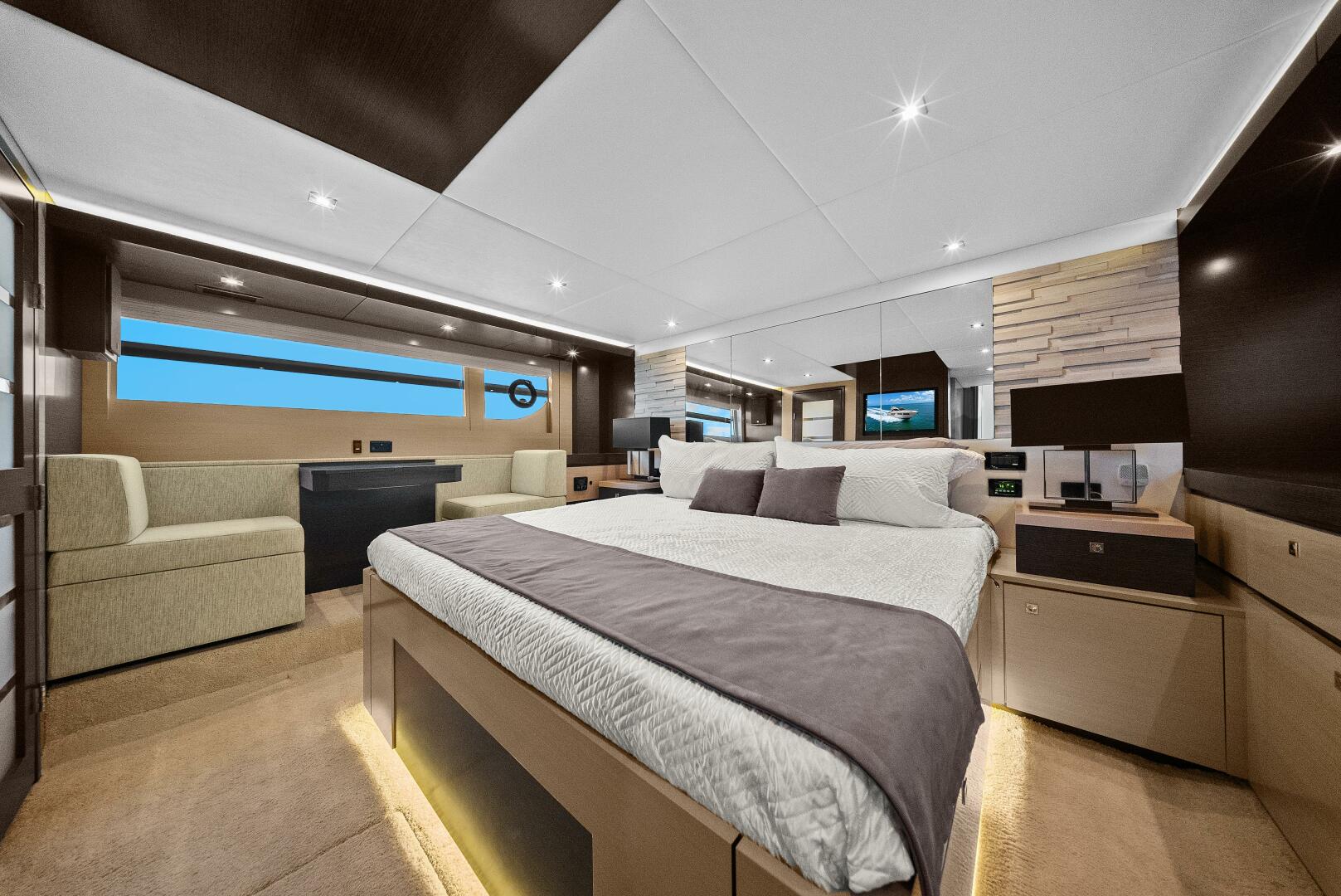 Slide: The Image of 2021 Cruiser Yachts 60 Cantius - Master Stateroom - 5432249