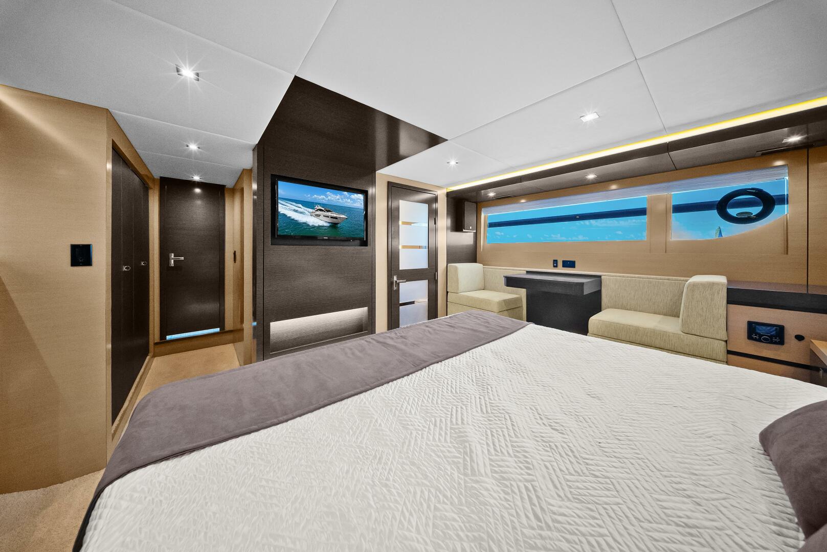 Slide: The Image of 2021 Cruiser Yachts 60 Cantius - Master Stateroom - 5432250