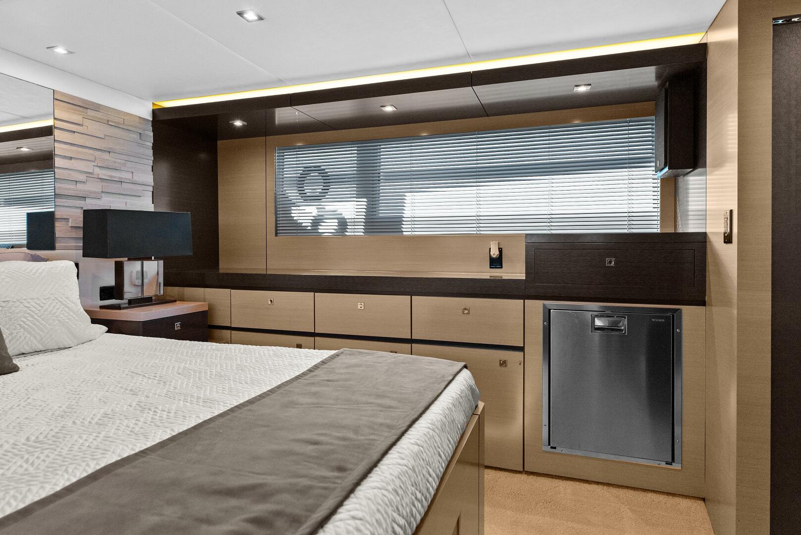 Slide: The Image of 2021 Cruiser Yachts - Stateroom 60 Cantius - Master Stateroom - 5432255