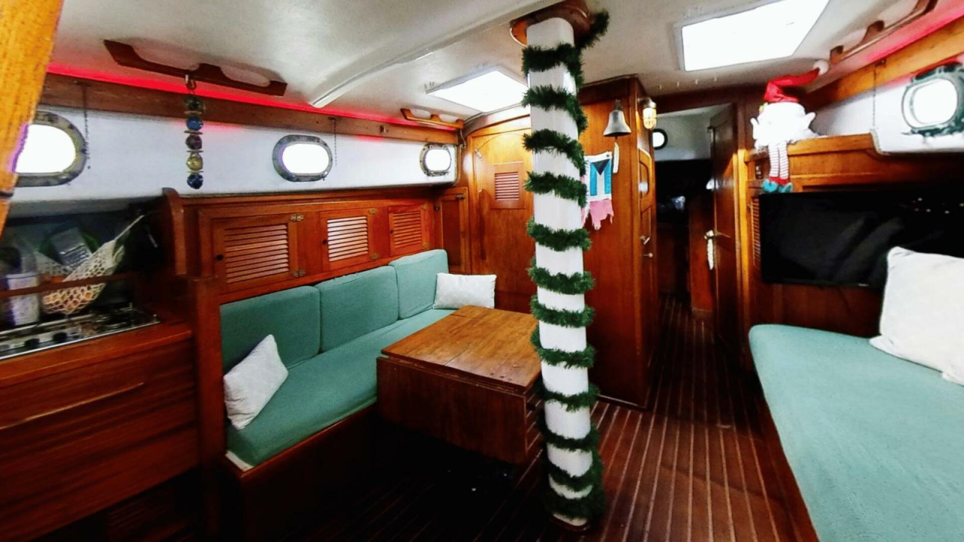 Slide: The Image of Main Cabin Looking Forward - 16