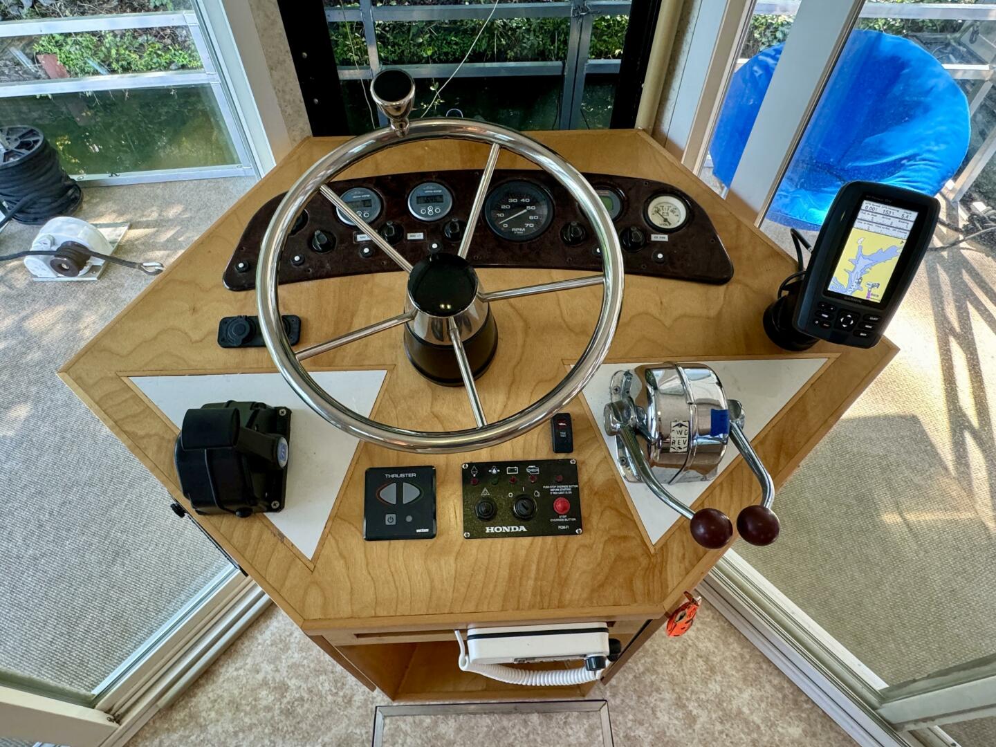 Slide: The Image of Custom Dennison's Custom Trailer Works/Sailabration 14 x 43 Solar Electric Aluminum Tritoon Houseboat 2003 - 4498963
