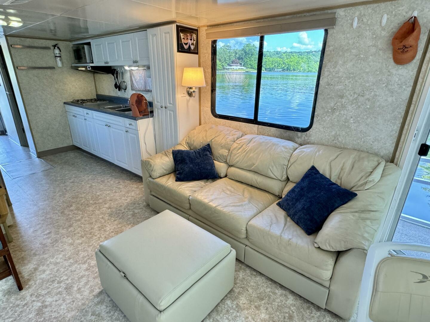 Slide: The Image of Custom Dennison's Custom Trailer Works/Sailabration 14 x 43 Solar Electric Aluminum Tritoon Houseboat 2003 - 4498976