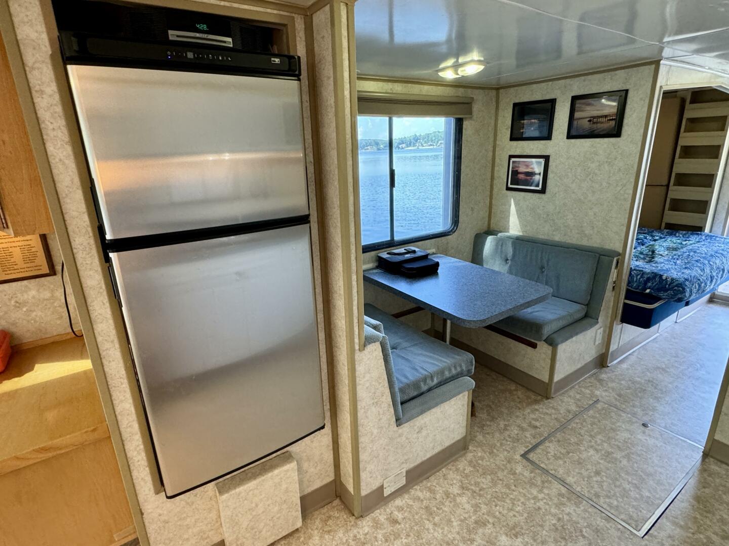 Slide: The Image of Custom Dennison's Custom Trailer Works/Sailabration 14 x 43 Solar Electric Aluminum Tritoon Houseboat 2003 - 4499012