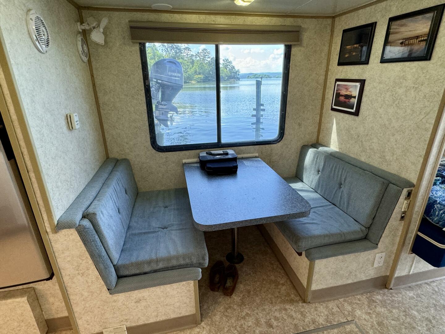 Slide: The Image of Custom Dennison's Custom Trailer Works/Sailabration 14 x 43 Solar Electric Aluminum Tritoon Houseboat 2003 - 4499015