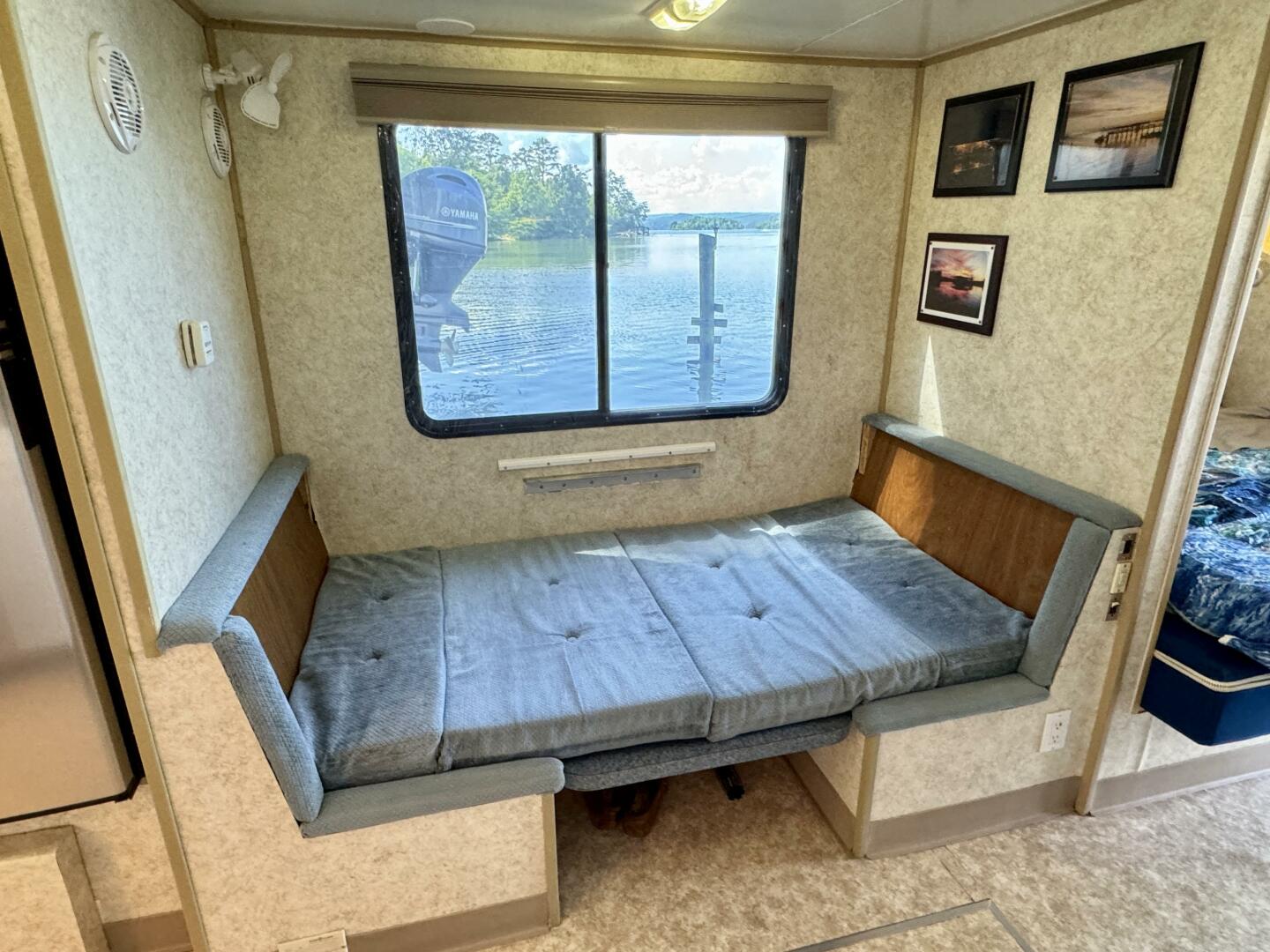Slide: The Image of Custom Dennison's Custom Trailer Works/Sailabration 14 x 43 Solar Electric Aluminum Tritoon Houseboat 2003 - 4499017