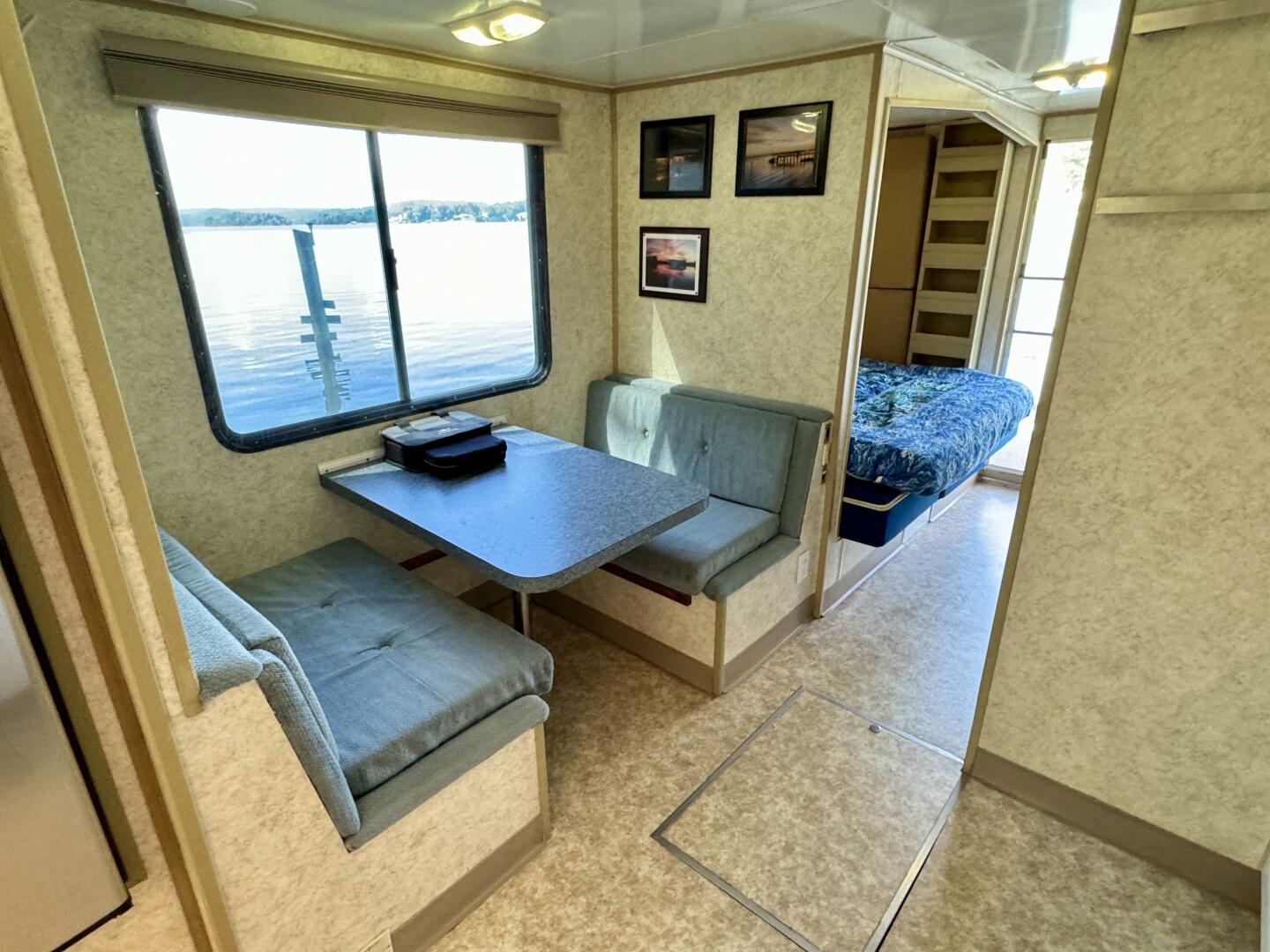 Slide: The Image of Custom Dennison's Custom Trailer Works/Sailabration 14 x 43 Solar Electric Aluminum Tritoon Houseboat 2003 - 4499020
