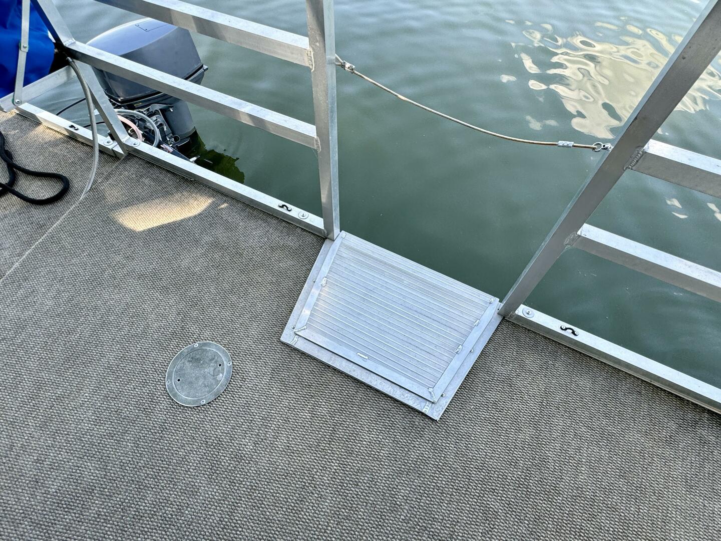 Slide: The Image of Custom Dennison's Custom Trailer Works/Sailabration 14 x 43 Solar Electric Aluminum Tritoon Houseboat 2003 - 4499077