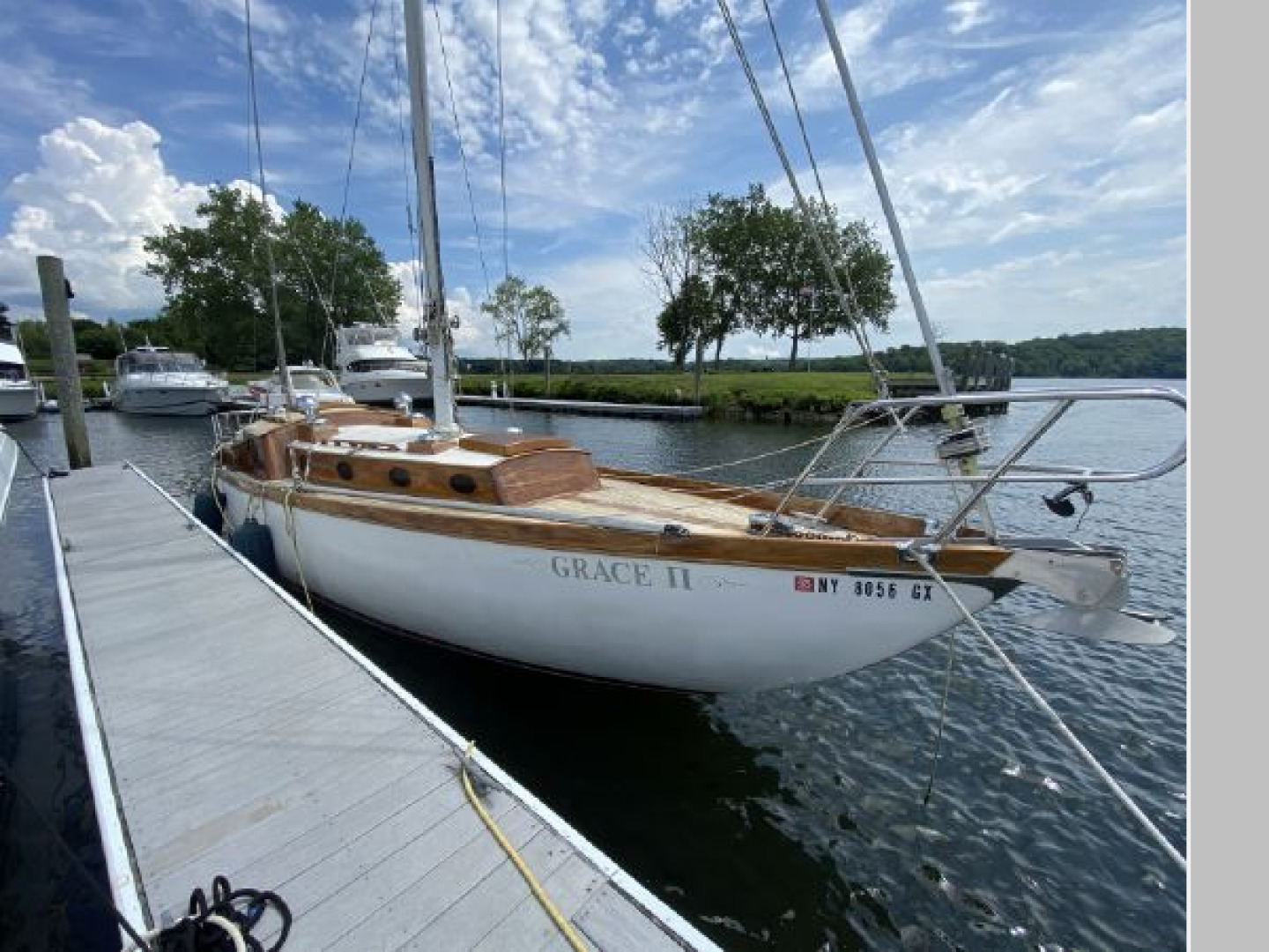Slide: The Image of Custom Harris Aft Cockpit Sloop 1996 - 1660421