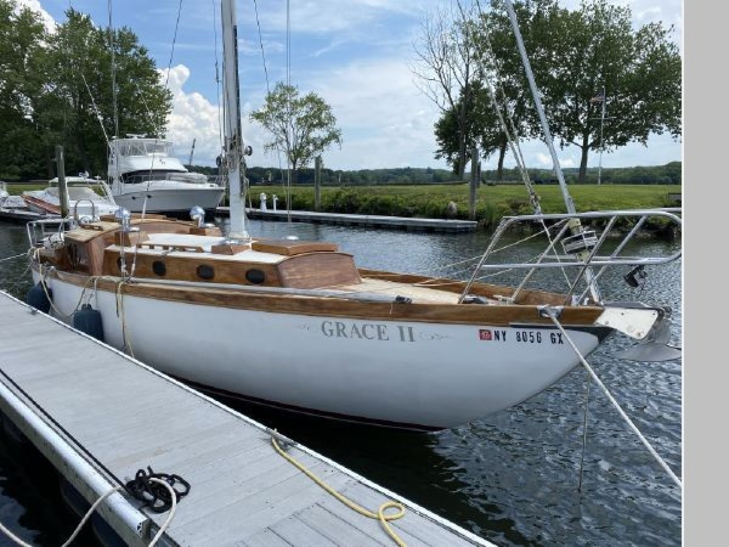 Slide: The Image of Custom Harris Aft Cockpit Sloop 1996 - 1660424