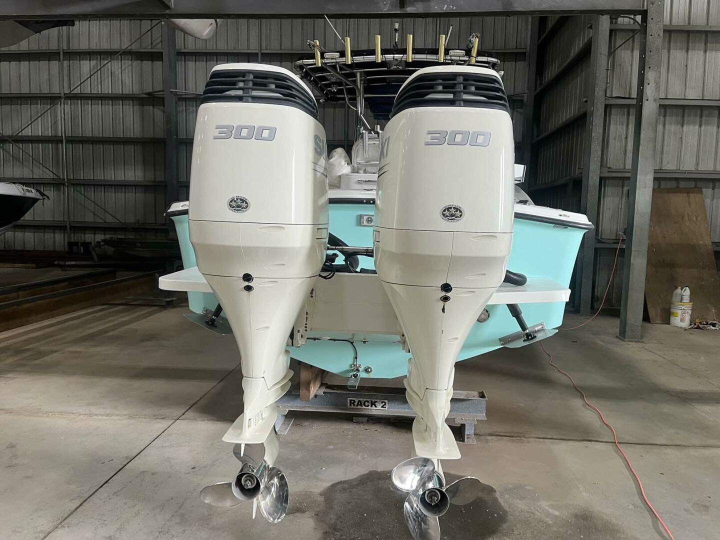 Slide: The Image of Custom Rainbow Runner 30 Open 1999 - 4394463