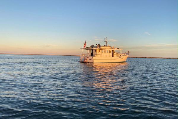 Slide: The Image of Custom Trawler Biloxi Lugger 1987 - 61