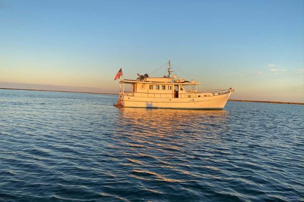 Slide: The Image of Custom Trawler Biloxi Lugger 1987 - 62