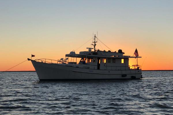 Slide: The Image of Custom Trawler Biloxi Lugger 1987 - 63
