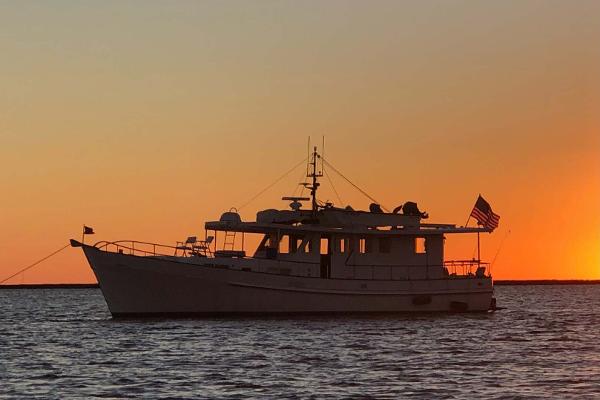 Slide: The Image of Custom Trawler Biloxi Lugger 1987 - 64