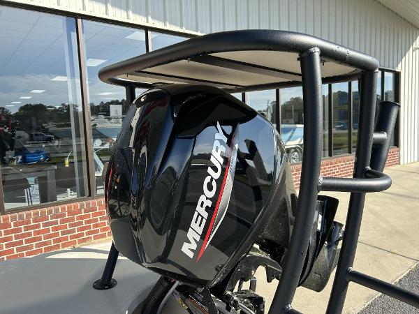 Slide: The Image of 2024 Delta Boatworks Delta 18 with Mercury outboard motor. - 10