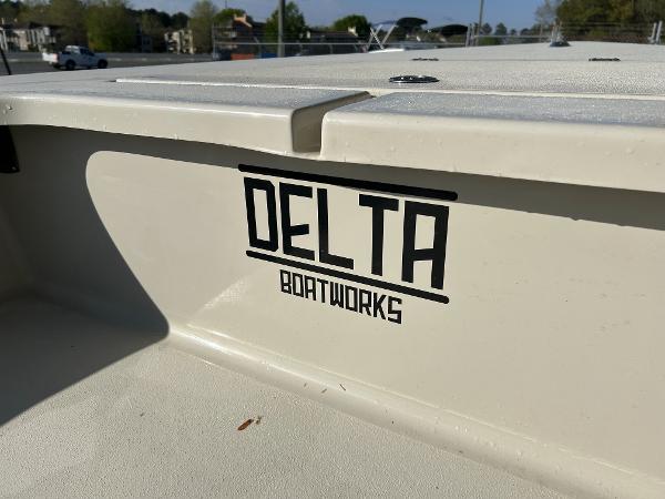 Slide: The Image of 2024 Delta Boatworks Delta 18 boat exterior with logo - 14