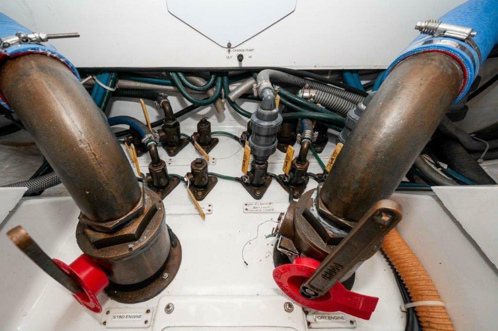 Slide: The Image of 2006 Dixon Custom 52 Express- BIG HORSE- Engine Room - 4742163