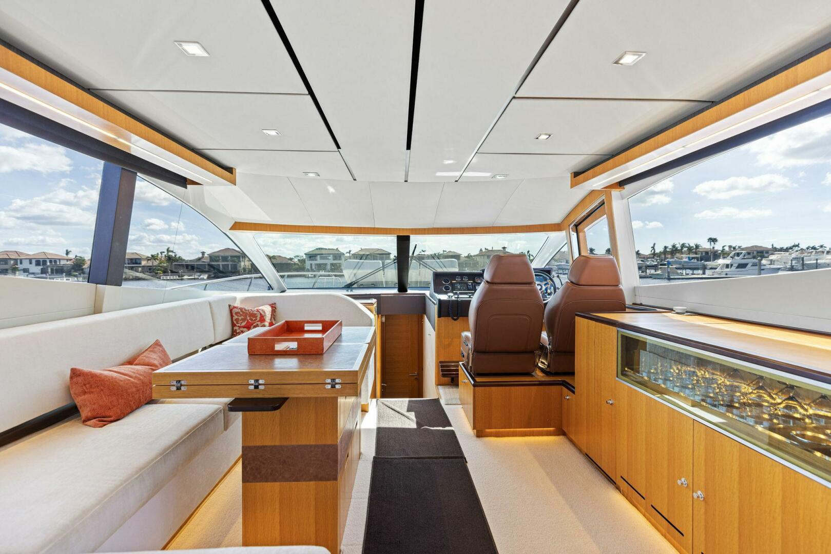 Slide: The Image of 2015 Dyna 60 Motor Yacht 'Wanderlust' Galley / Salon - 4789815
