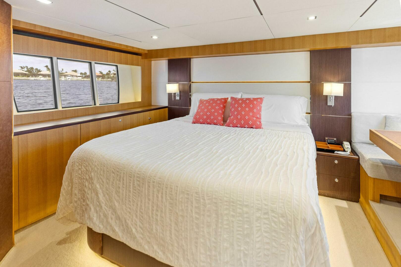 Slide: The Image of 2015 Dyna 60 Motor Yacht 'Wanderlust' Master Stateroom - 4789832