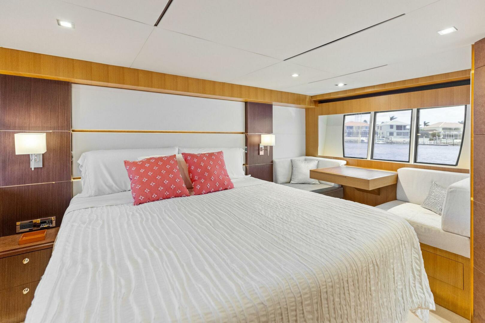 Slide: The Image of 2015 Dyna 60 Motor Yacht 'Wanderlust' Master Stateroom - 4789805