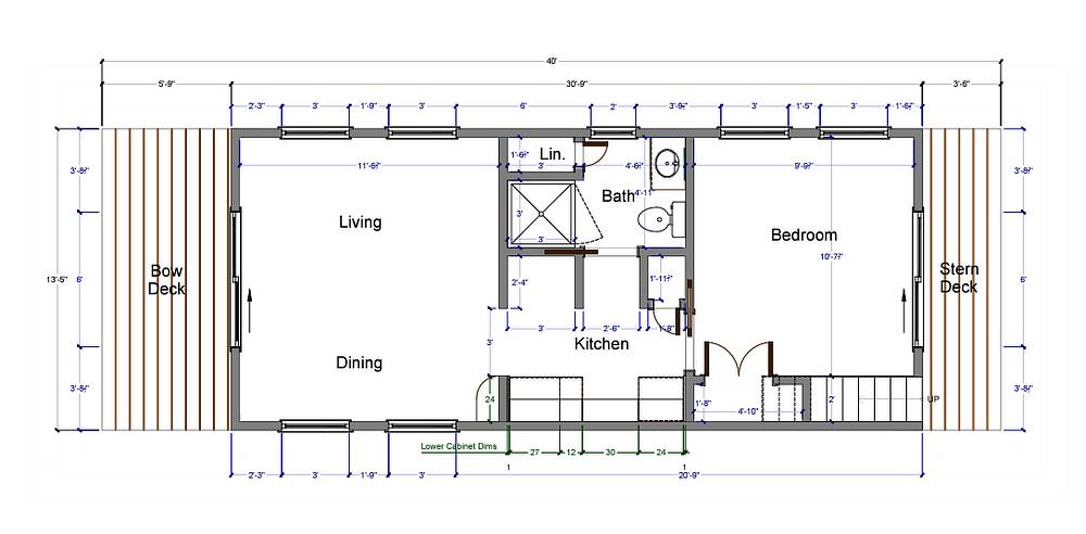 Slide: The Image of East Coast Houseboats Freedom 40 2024 - 15038695