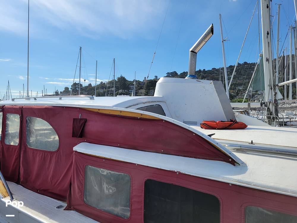 Slide: The Image of Ed Monk Tri Cabin Canoe Stern Diesel Motor Yacht 1951 - 14784907