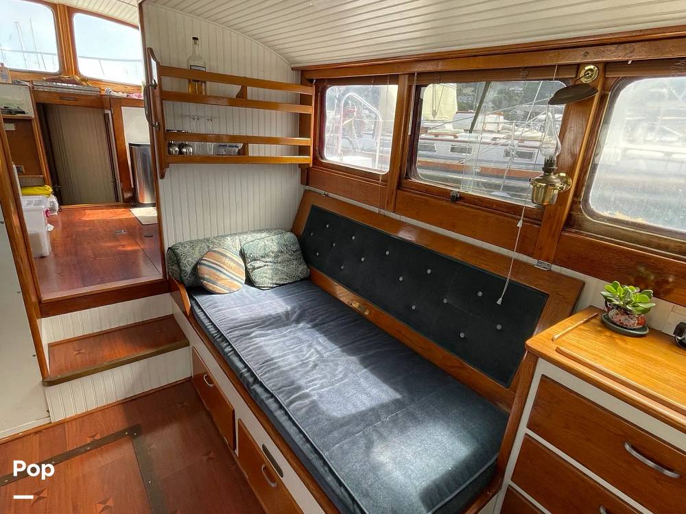 Slide: The Image of Ed Monk Tri Cabin Canoe Stern Diesel Motor Yacht 1951 - 14722843