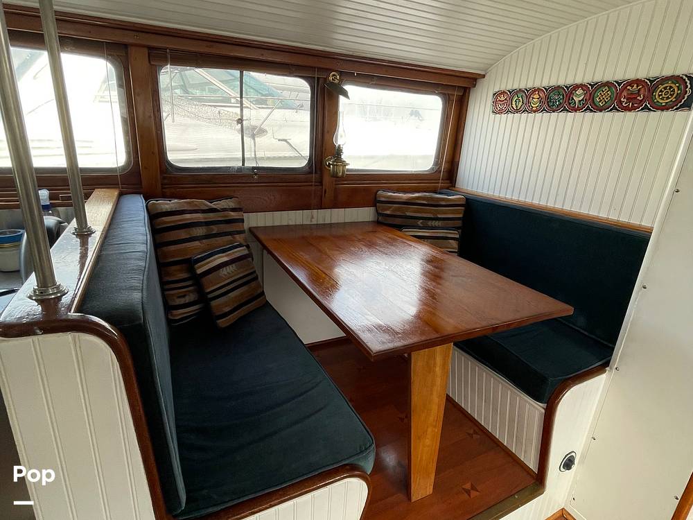 Slide: The Image of Ed Monk Tri Cabin Canoe Stern Diesel Motor Yacht 1951 - 14722844