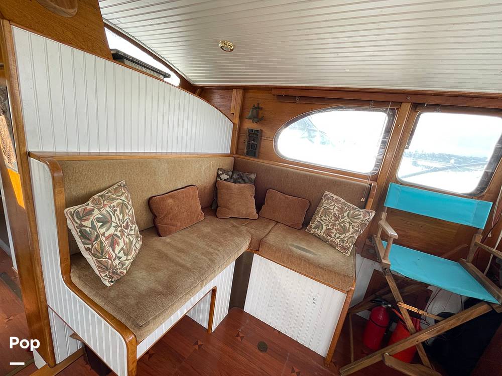 Slide: The Image of Ed Monk Tri Cabin Canoe Stern Diesel Motor Yacht 1951 - 14722941