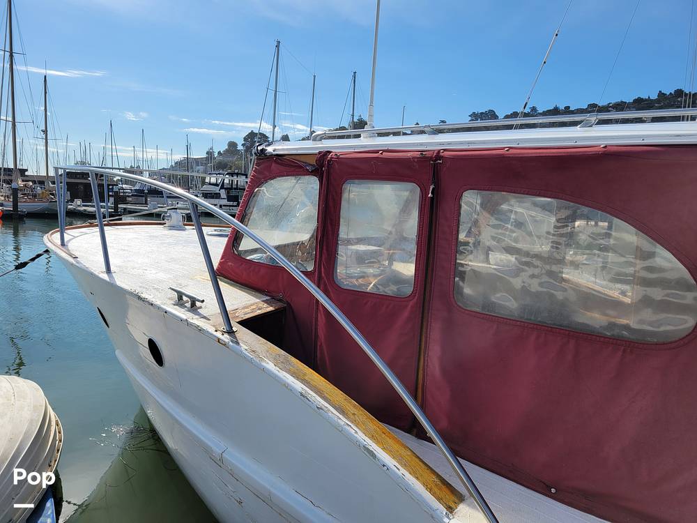 Slide: The Image of Ed Monk Tri Cabin Canoe Stern Diesel Motor Yacht 1951 - 14784909