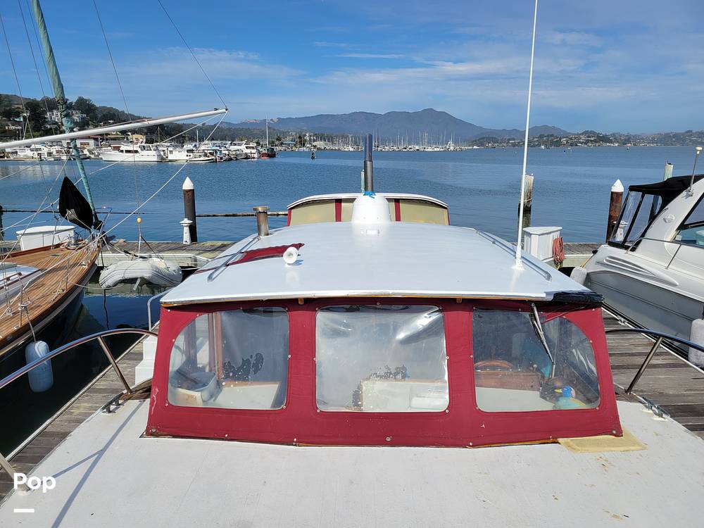 Slide: The Image of Ed Monk Tri Cabin Canoe Stern Diesel Motor Yacht 1951 - 14784916