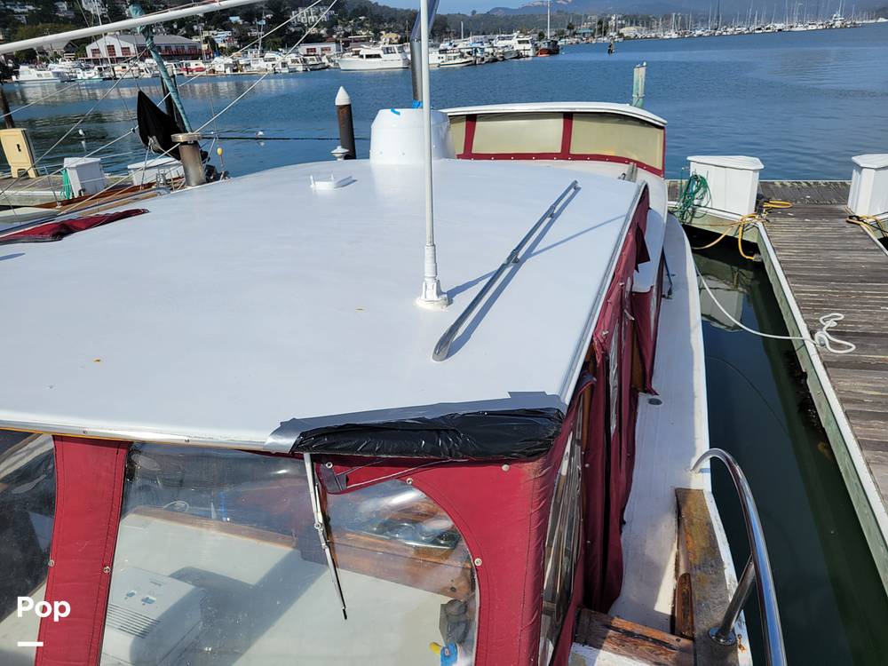 Slide: The Image of Ed Monk Tri Cabin Canoe Stern Diesel Motor Yacht 1951 - 14784917