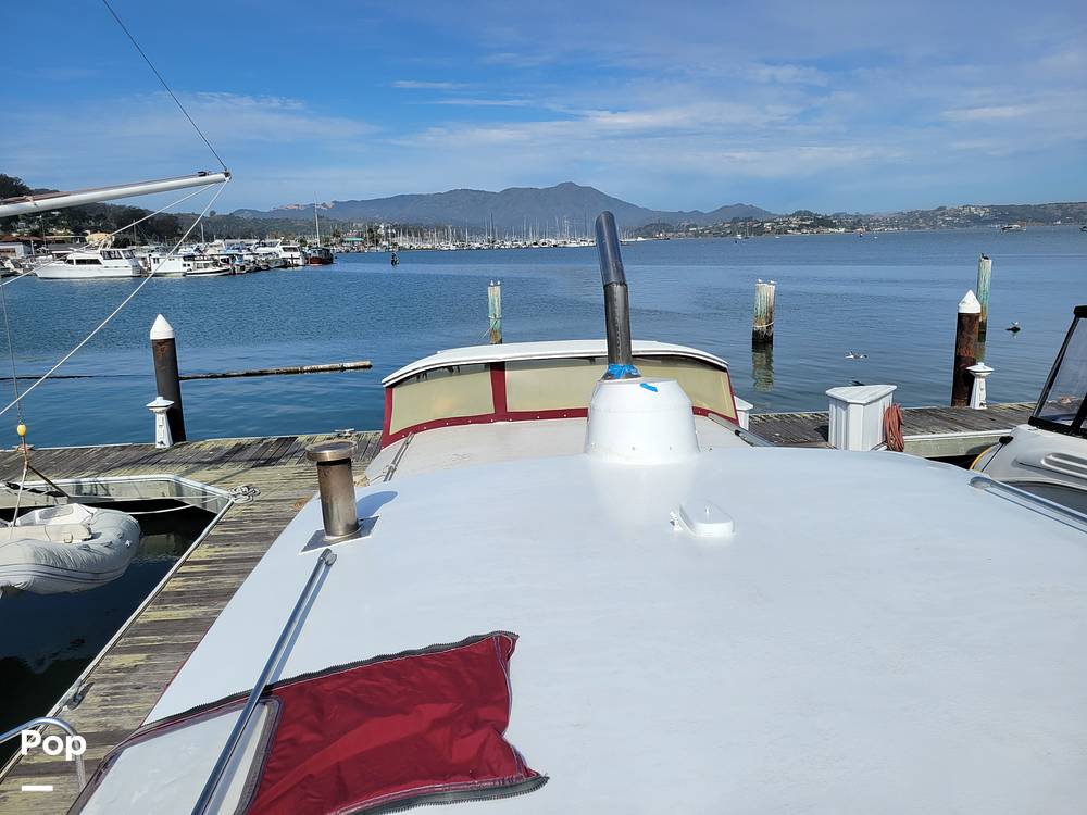 Slide: The Image of Ed Monk Tri Cabin Canoe Stern Diesel Motor Yacht 1951 - 14784918