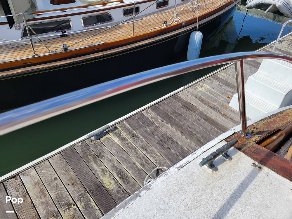 Slide: The Image of Ed Monk Tri Cabin Canoe Stern Diesel Motor Yacht 1951 - 14784919