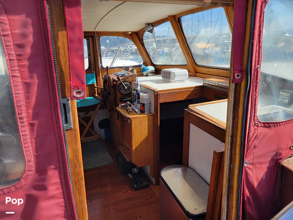 Slide: The Image of Ed Monk Tri Cabin Canoe Stern Diesel Motor Yacht 1951 - 14784923