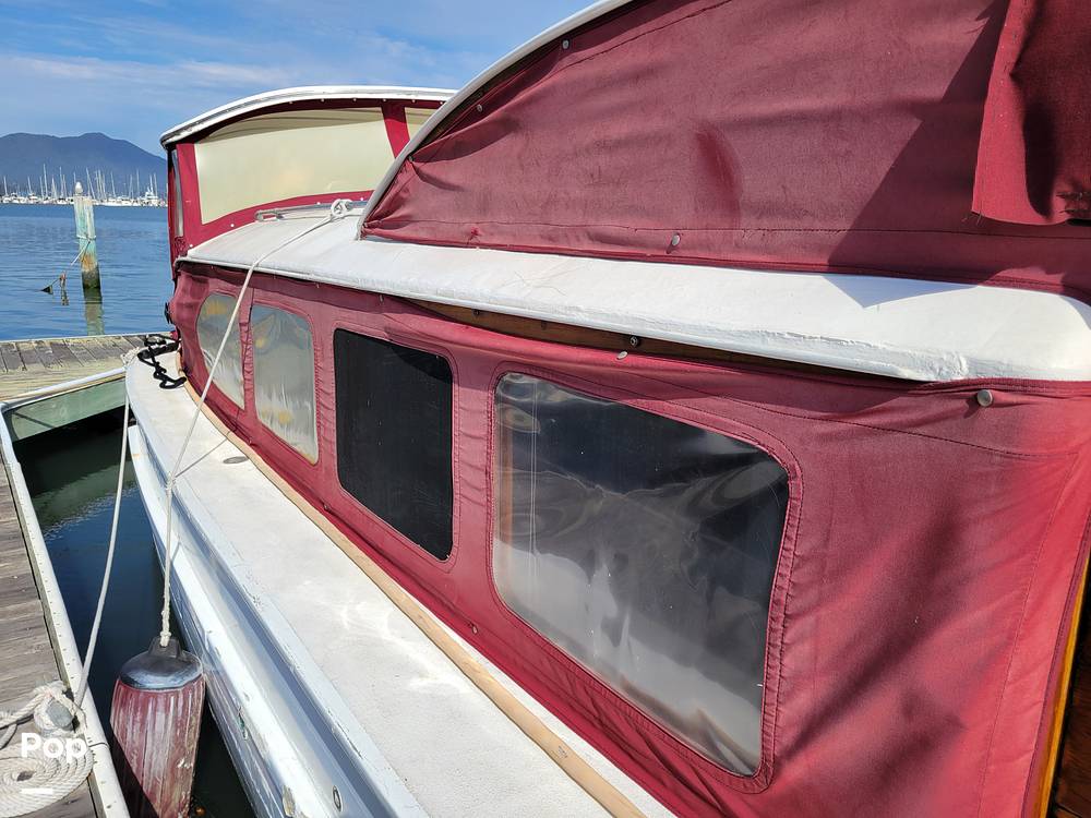 Slide: The Image of Ed Monk Tri Cabin Canoe Stern Diesel Motor Yacht 1951 - 14784924