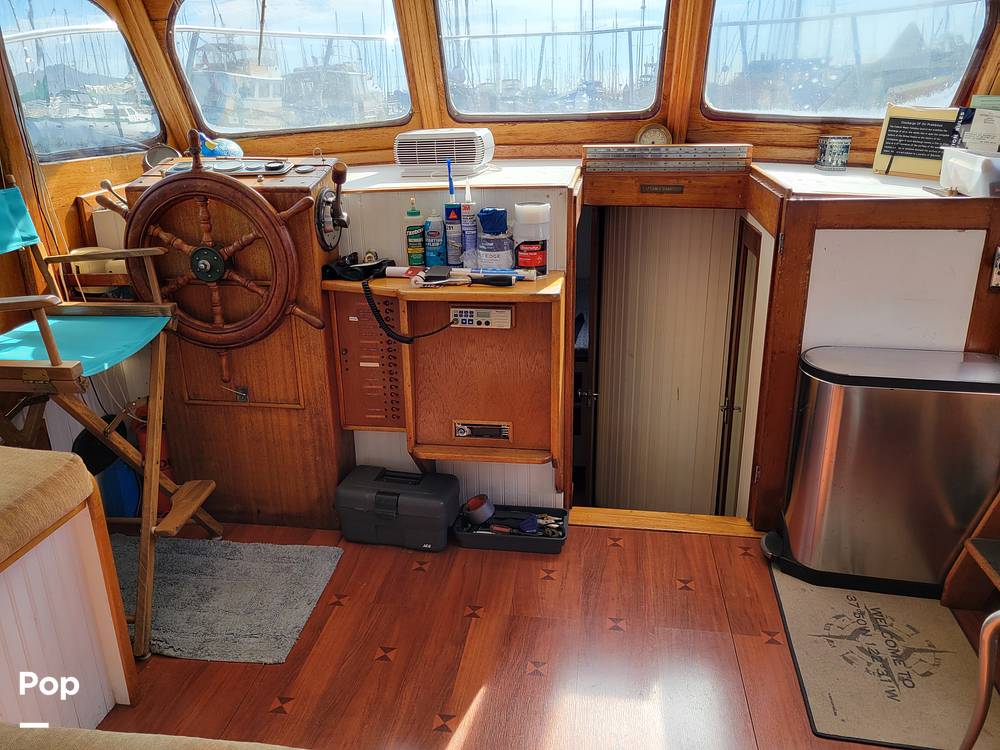 Slide: The Image of Ed Monk Tri Cabin Canoe Stern Diesel Motor Yacht 1951 - 14784925
