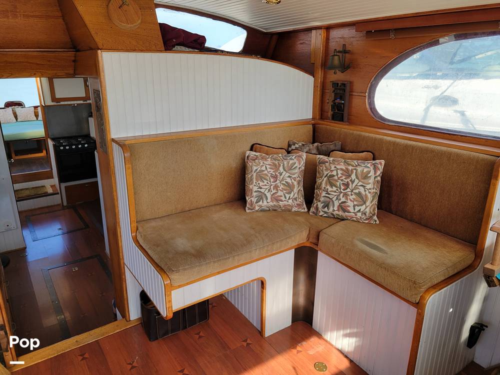 Slide: The Image of Ed Monk Tri Cabin Canoe Stern Diesel Motor Yacht 1951 - 14784932