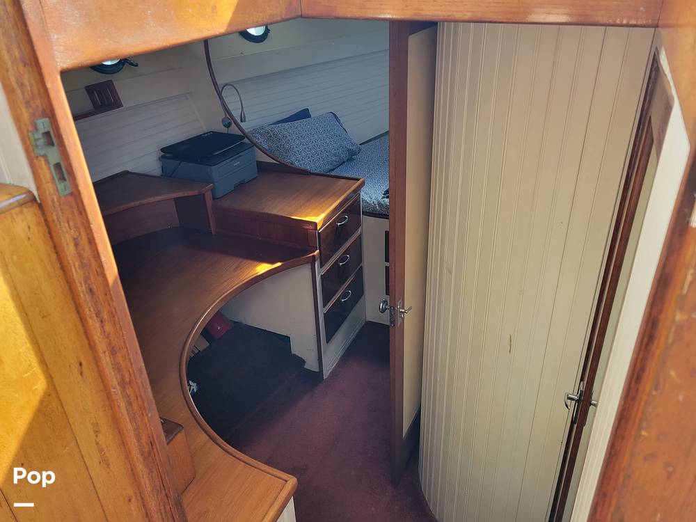 Slide: The Image of Ed Monk Tri Cabin Canoe Stern Diesel Motor Yacht 1951 - 14784934