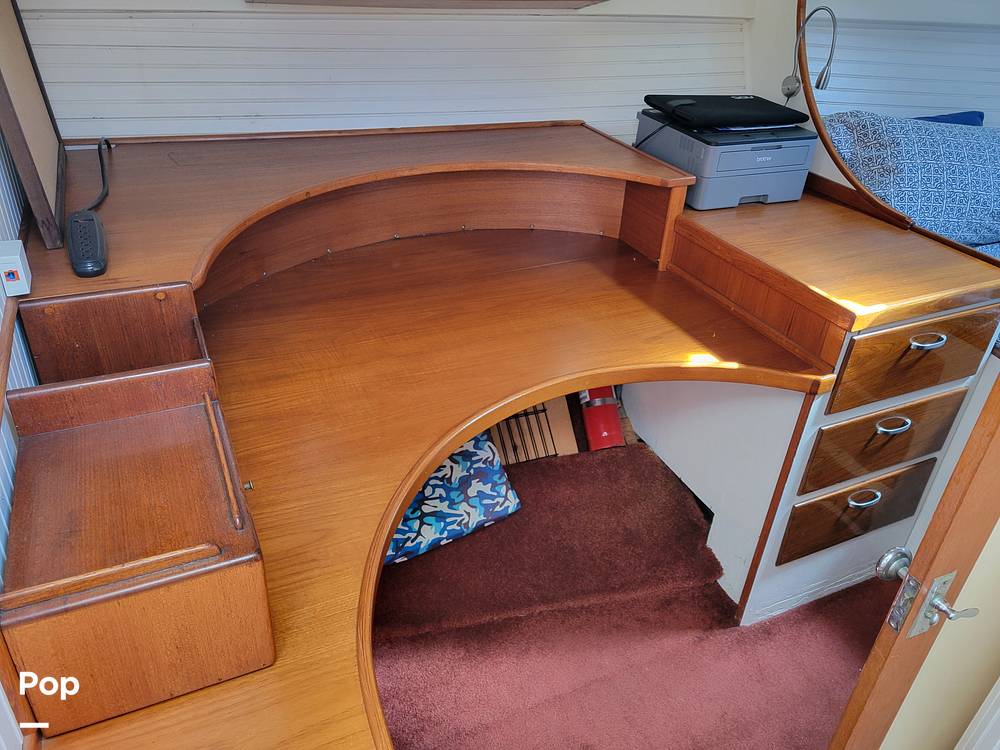 Slide: The Image of Ed Monk Tri Cabin Canoe Stern Diesel Motor Yacht 1951 - 14784935
