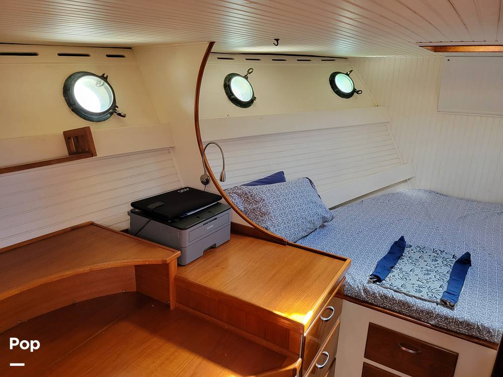 Slide: The Image of Ed Monk Tri Cabin Canoe Stern Diesel Motor Yacht 1951 - 14784938