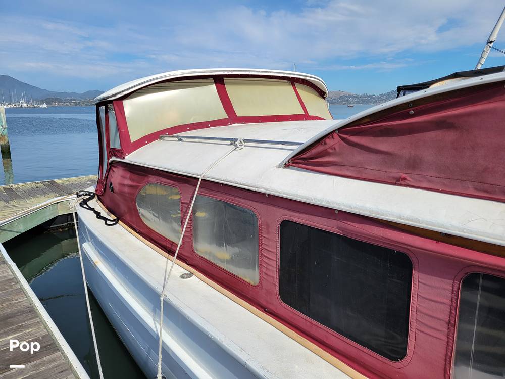 Slide: The Image of Ed Monk Tri Cabin Canoe Stern Diesel Motor Yacht 1951 - 14784901