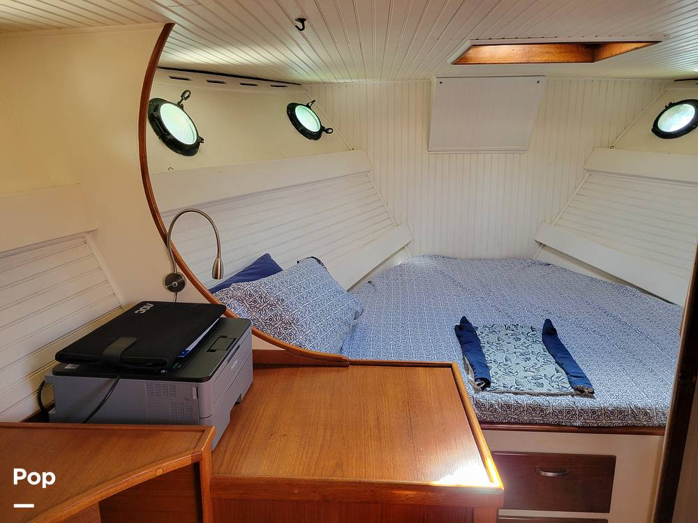 Slide: The Image of Ed Monk Tri Cabin Canoe Stern Diesel Motor Yacht 1951 - 14784939