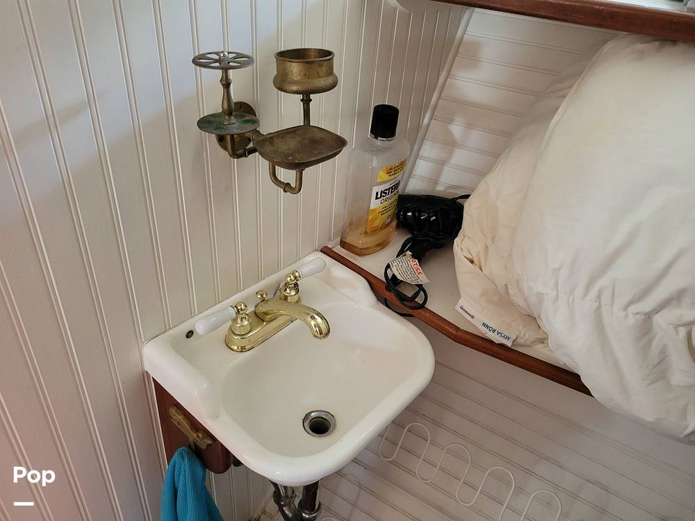 Slide: The Image of Ed Monk Tri Cabin Canoe Stern Diesel Motor Yacht 1951 - 14784968